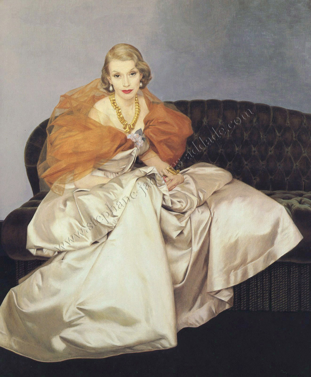 Bernard Boutet de Monvel Millicent Rogers (robe de Charles James) 1949