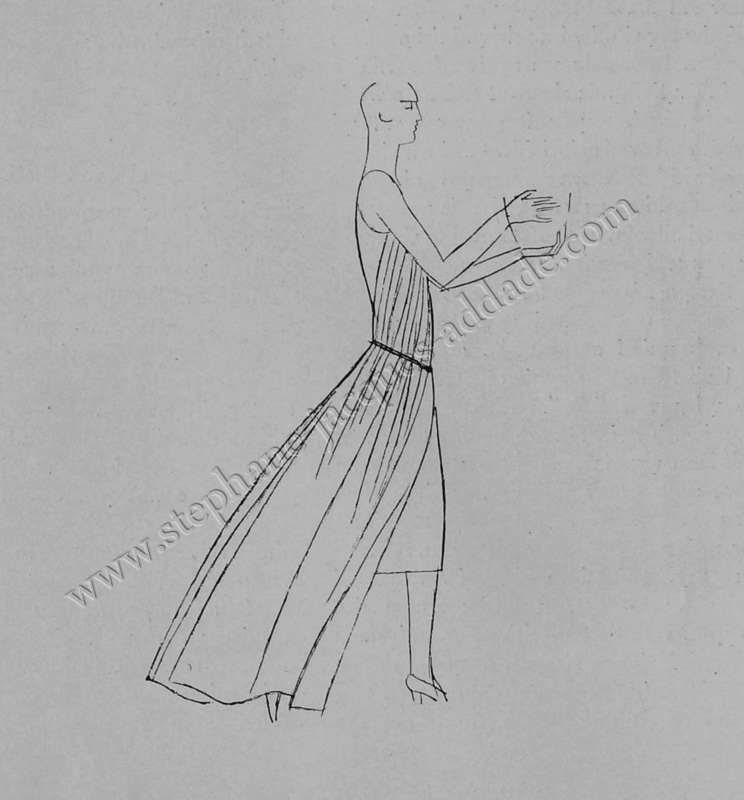  Bernard Boutet de Monvel - Study for Paul Poiret’s hostess’ dress 1926