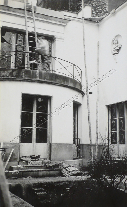  Anonyme - L’aile nouvelle conçue par Louis Süe pendant les travaux. La rotonde de la salle à manger 1926