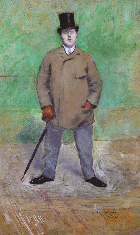  Jean-Louis Forain. Portrait de Jacques-Emile Blanche 1884
