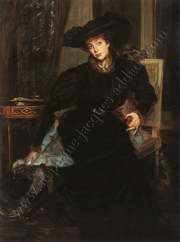  Jacques-Emile Blanche - Portrait inaccurately labelled as being that of Countess Greffulhe circa 1902 - 1904