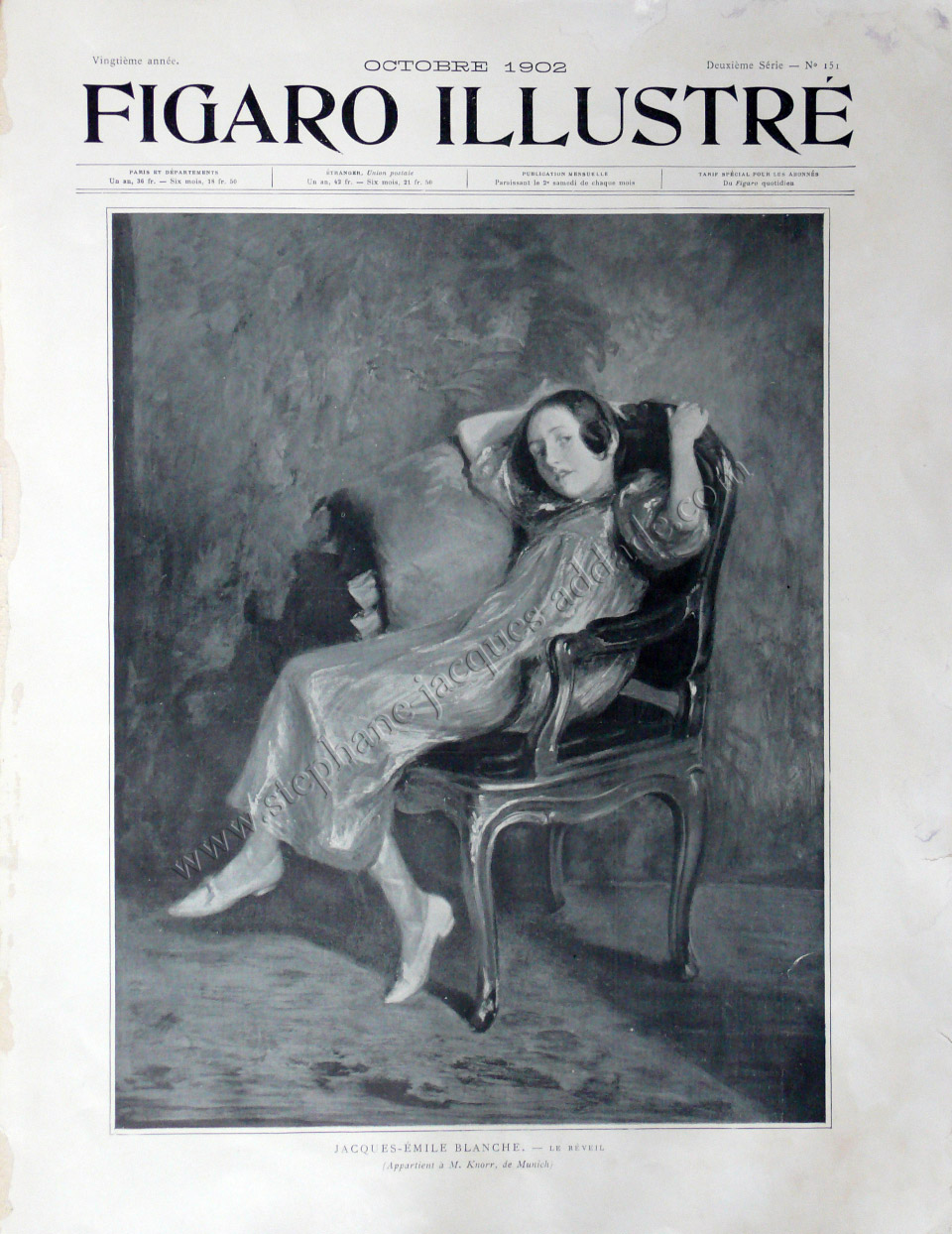  Figaro Illustré - Cover - October 1902.