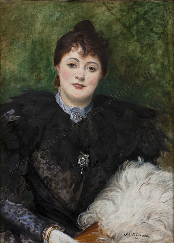  Jacques-Émile Blanche - Portrait de Méry Laurent, 1893.