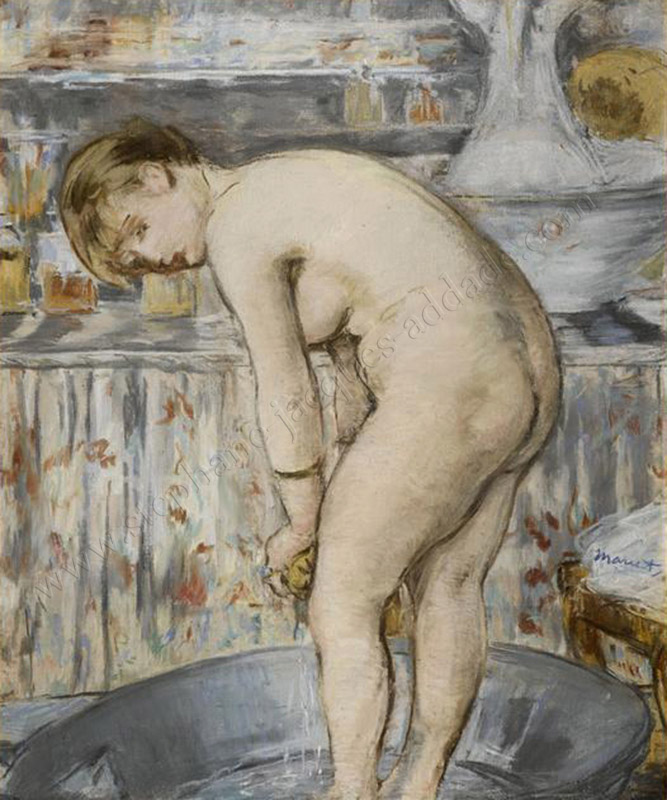 Édouard Manet - Femme dans un tub ou Le Tub, 1878-1879.