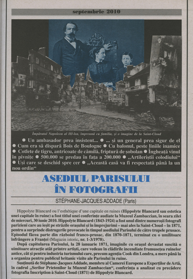 Asediul Parisului in Fotografii